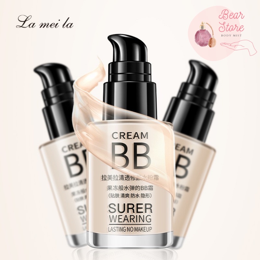 Kem Nền Lameila BB Cream Super Wearing Lasting No Makeup Che Khuyết Điểm 30ml