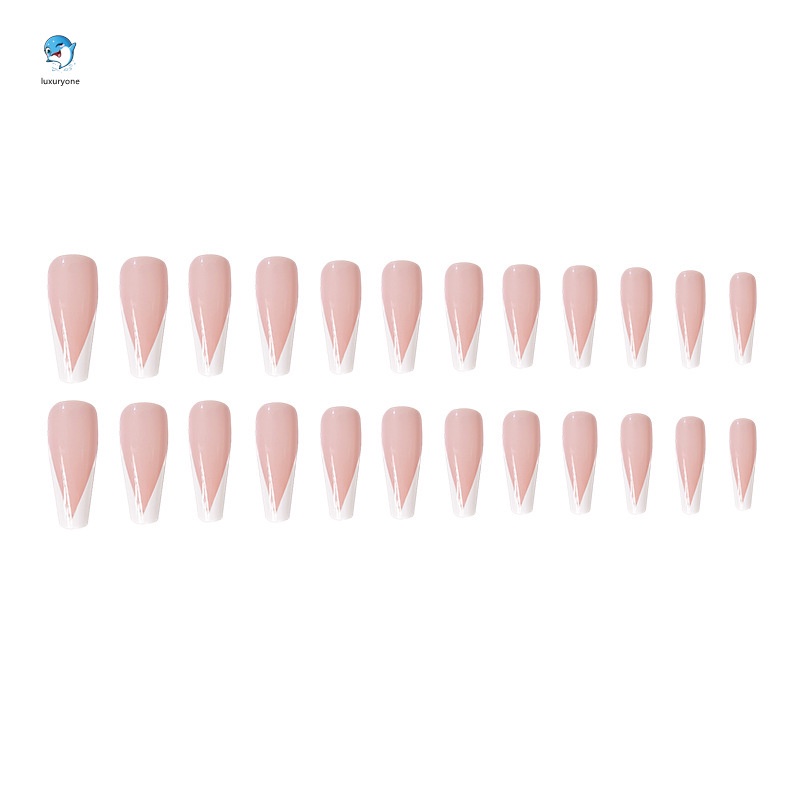 [Hàng mới về] Bộ 24 móng tay Móng giả đính đá Anabeauty, Móng tay giả kèm keo nailbox đính đá cá tính Tay Giả Trang Trí Nghệ Thuật DIY ữ Kèm Keo Dán  tiết kiệm thời gian đính ngọc trai nhân tạo và nơ bướm