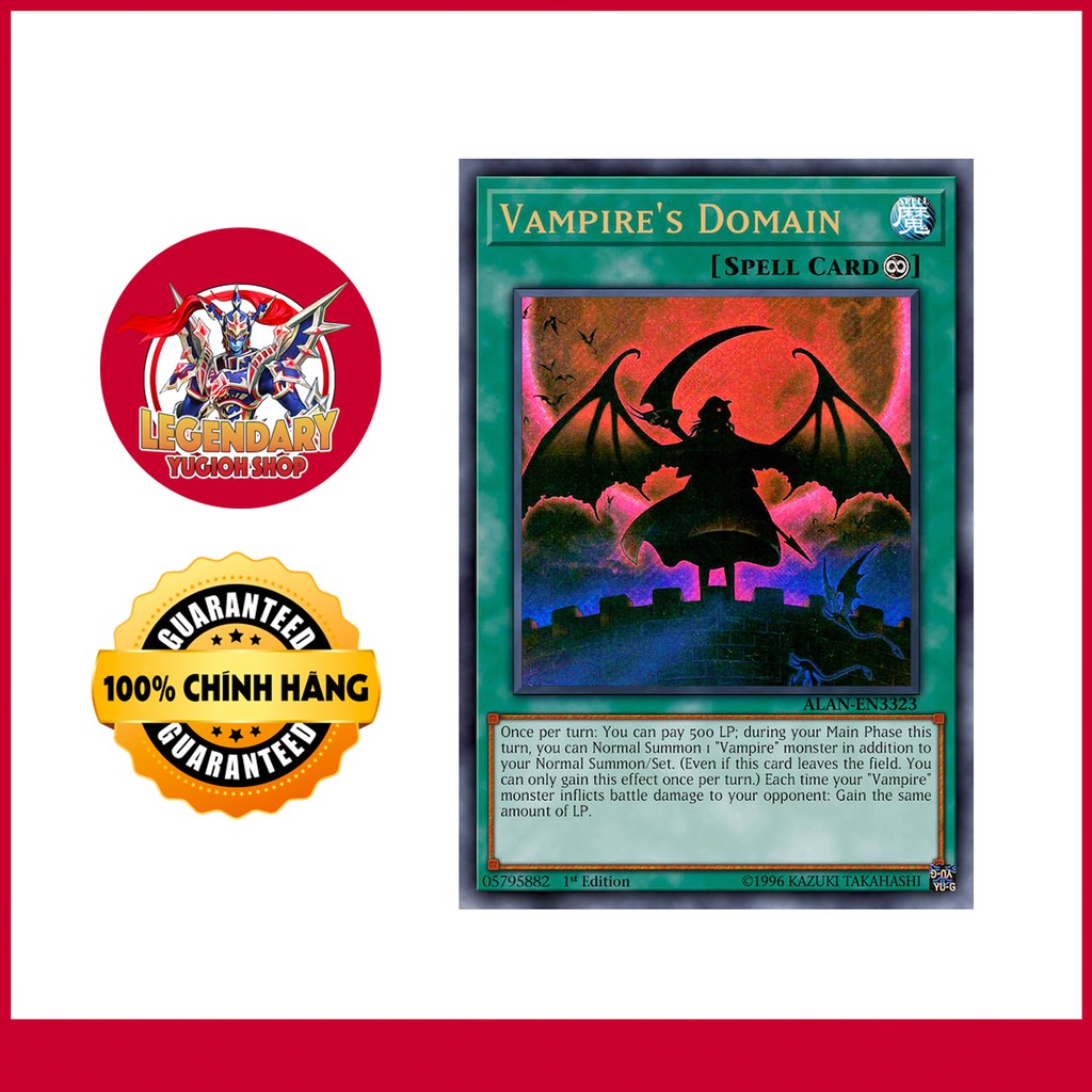 [Thẻ Bài Yugioh Chính Hãng] Vampire's Domain