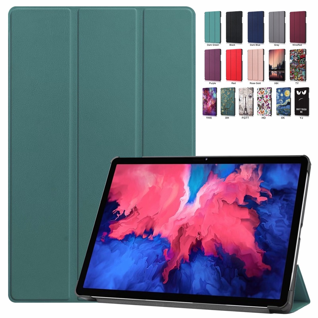 Ốp Bao Da Máy Tính Bảng Nắp Lật Nam Châm Cho Lenovo Tab P11 Pro 11.5 2021 TB-J716F P11 Pro P11 TB-J706F J606F Ốp