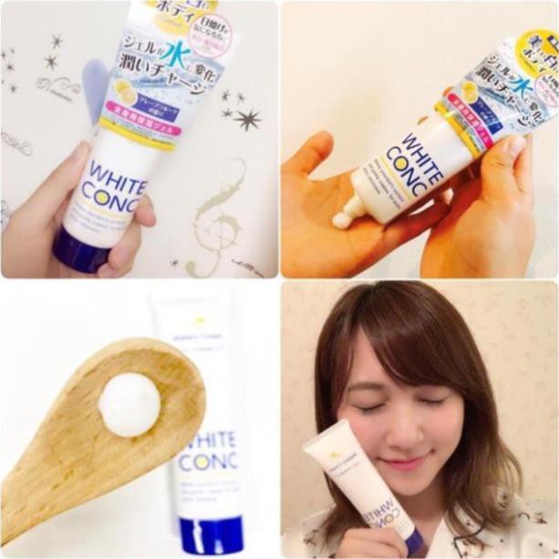 [Hàng Nhật] Kem Dưỡng Trắng Trị Thâm Body White Conc Watery Cream 90g Gel Dưỡng Trắng Ban Ngày White Conic