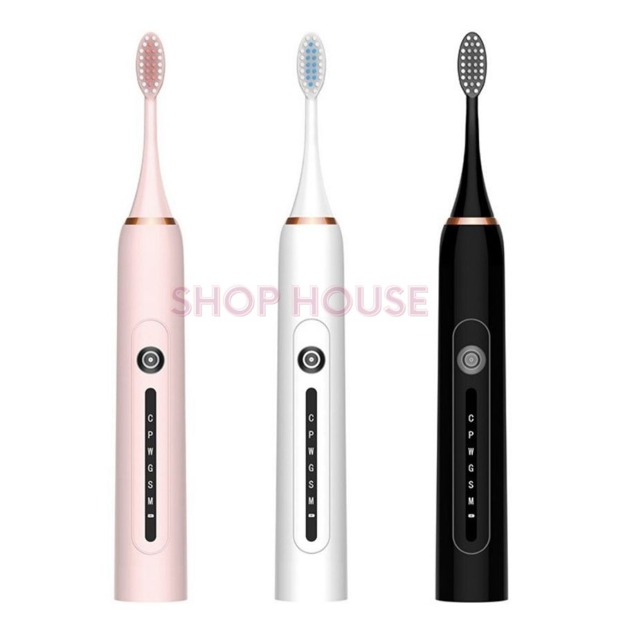 Bàn chải điện sonic x7 bản nâng cấp 6 chế độ chăm sóc răng hiệu quả, bàn chải đánh răng tự động - SONIC X7