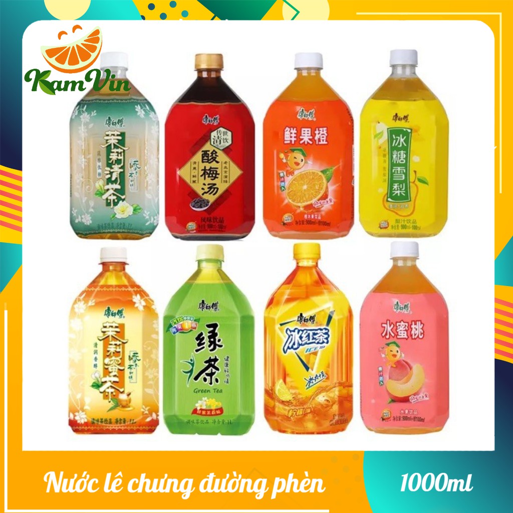 Nước Lê chưng đường phèn đủ vị 1000ml