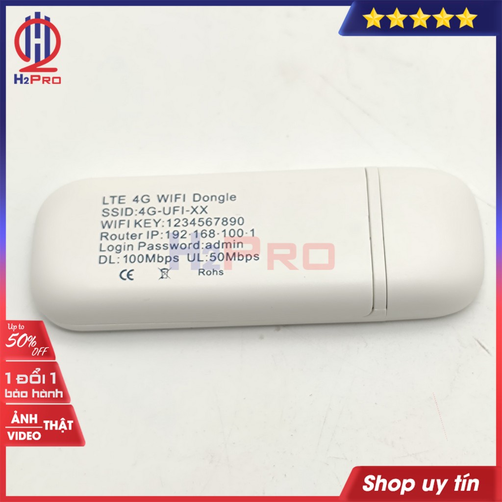 Usb 4g phát Wifi Dongle H2pro tốc độ 150Mbps-10 thiết bị(1 chiếc),usb 4g cho laptop, máy tính, điện thoại cao cấp giá rẻ