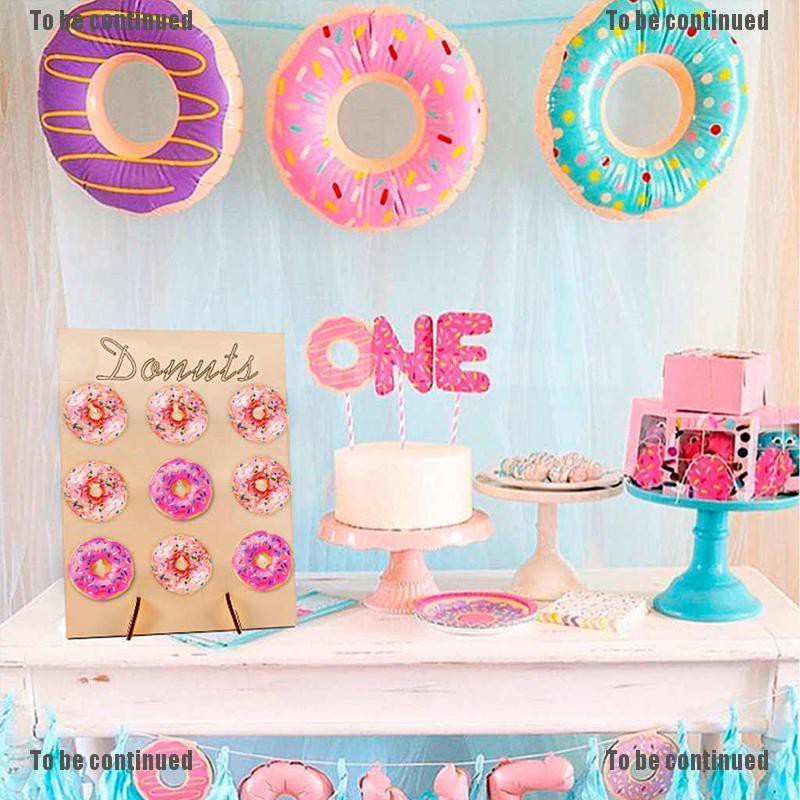Giá Gỗ Trưng Bày Bánh Donut Sáng Tạo Đáng Yêu