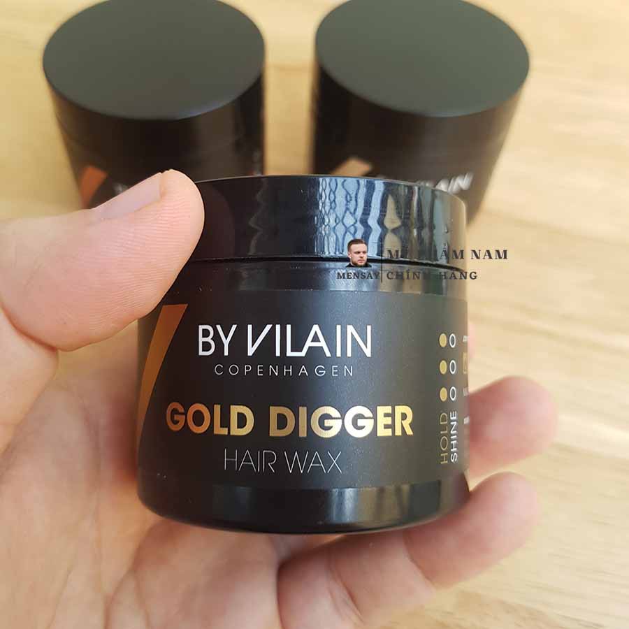 Sáp By Vilain Gold Digger, Silver Fox, Dynamite Clay, sáp vuốt tóc By Vilain cao cấp chính hãng Đan Mạch - 65ml