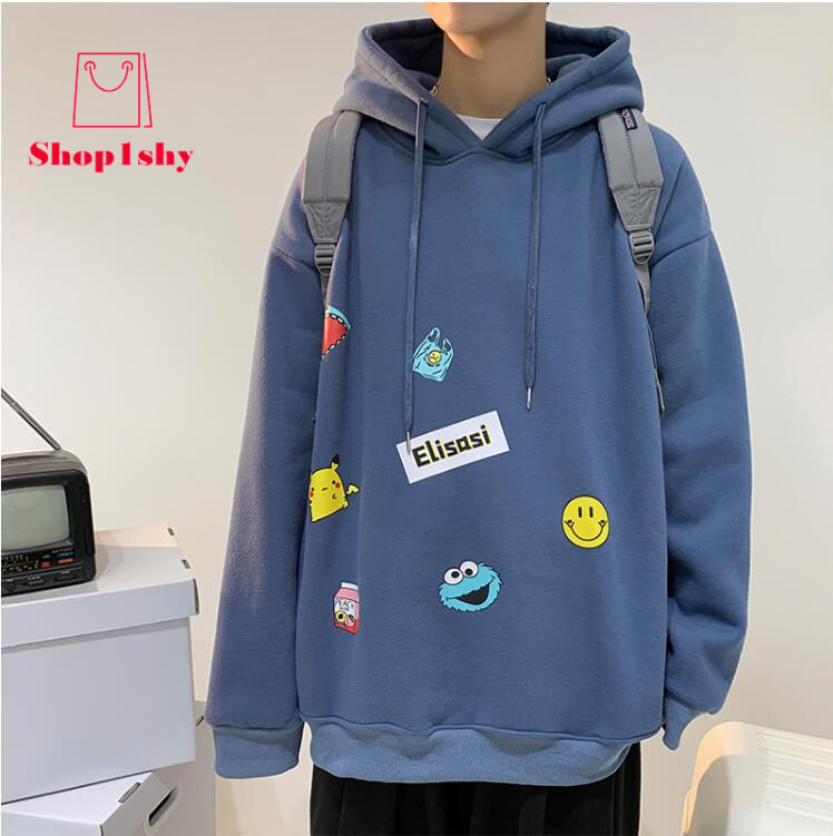 Áo Hoodies Có Nón Dài Tay Thời Trang Nam