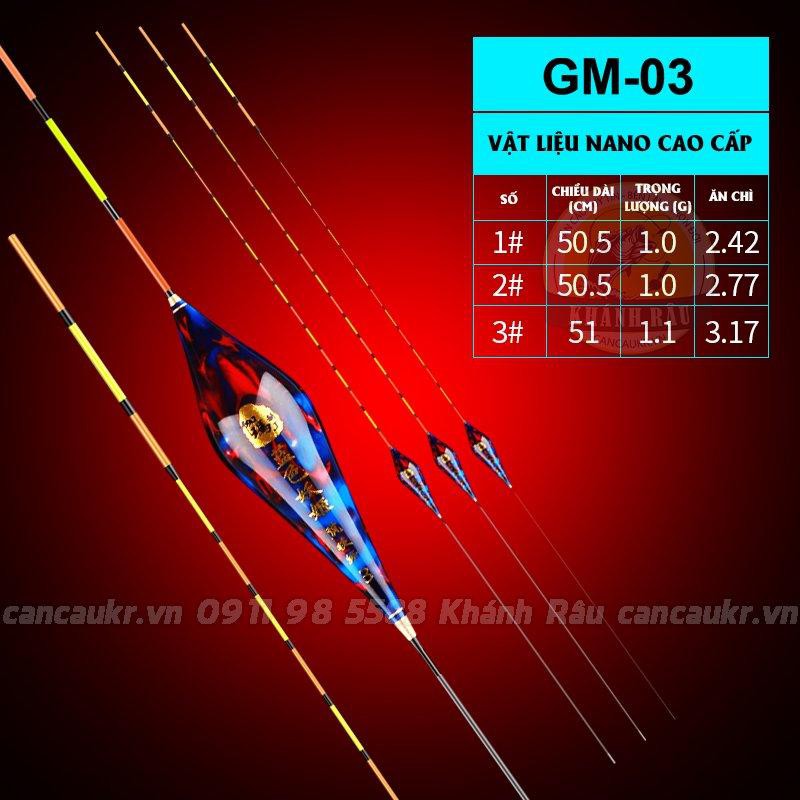 Phao Câu Đài Gama Vân Sơn Nano GM-03