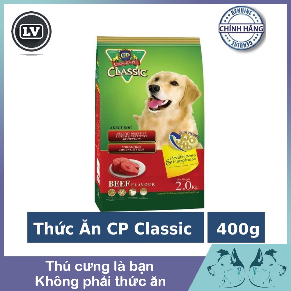 Thức Ăn cho chó lớn CP Classic Pets Dành Vị Thịt Bò