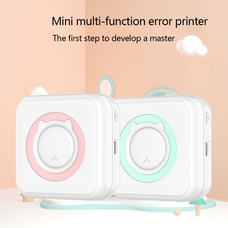 1 Bộ Máy In Di Động Không Dây Bluetooth Mini Bỏ Túi