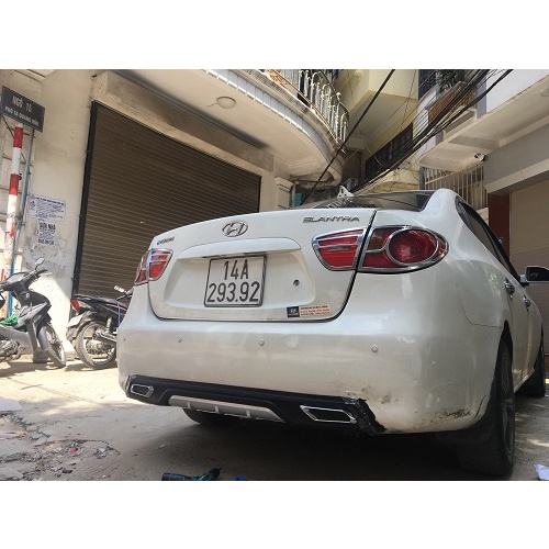 Lippo, Lip Chia Pô,Ốp Cản Sau Cho xe Avante Hàng Cao Cấp Loại 1