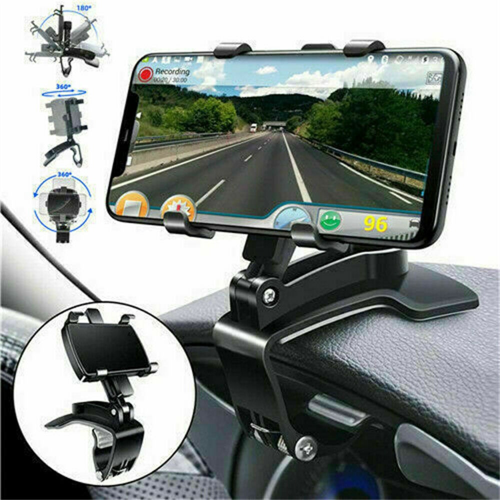 Giá Đỡ Điện Thoại Xoay 360 Độ Có Giác Hút Gắn Kính Chắn Gió Xe Hơi