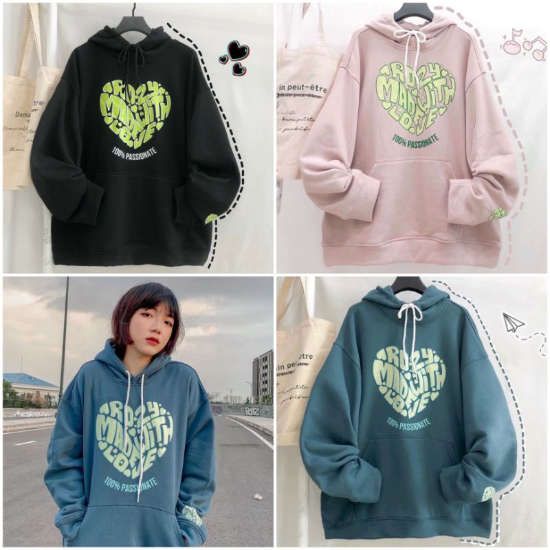 Áo Hoodie Cặp Đôi Tim Love Nam Nữ💖HOT RẺ ĐẸP💖Áo Khoác Nỉ Chống Nắng Kiểu Hoodie Chui Đầu Tay Dài Unisex  Couple Xinh | BigBuy360 - bigbuy360.vn