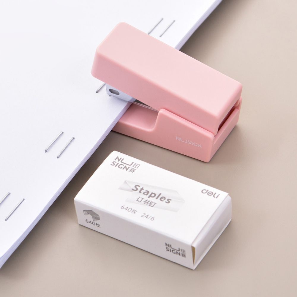 Kẹp bấm ghim mini cầm tay đa năng thời trang