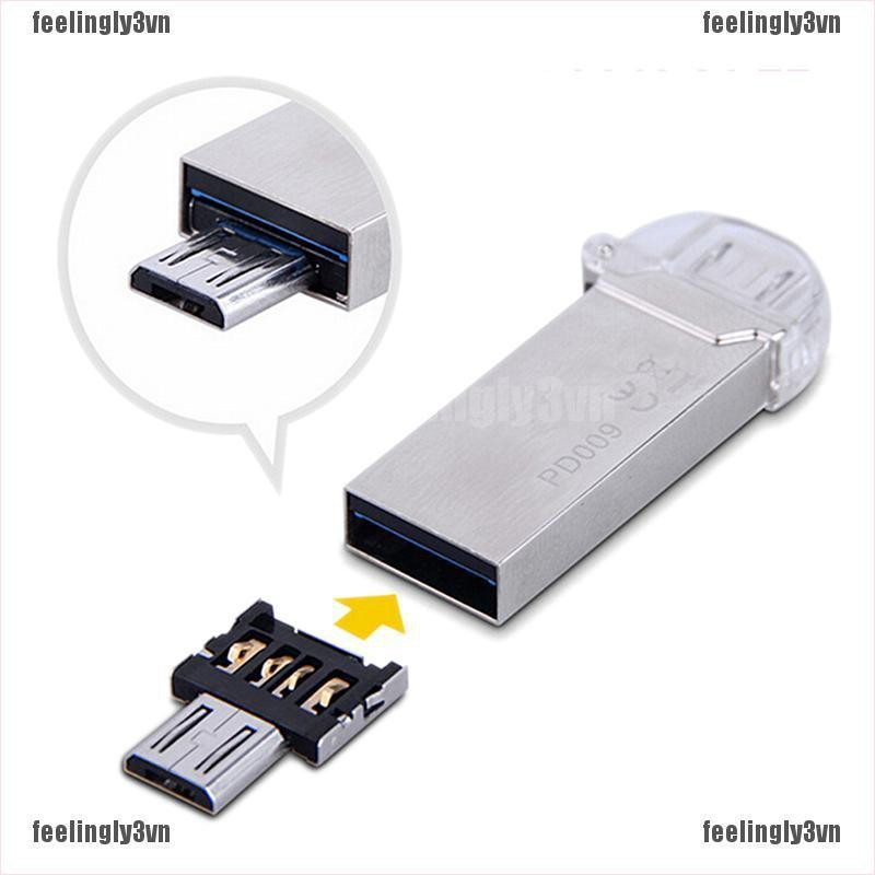 ❤ADA❤ 2X Micro USB Male to USB Female OTG Adapter Converter For Android Tablet Phone TO