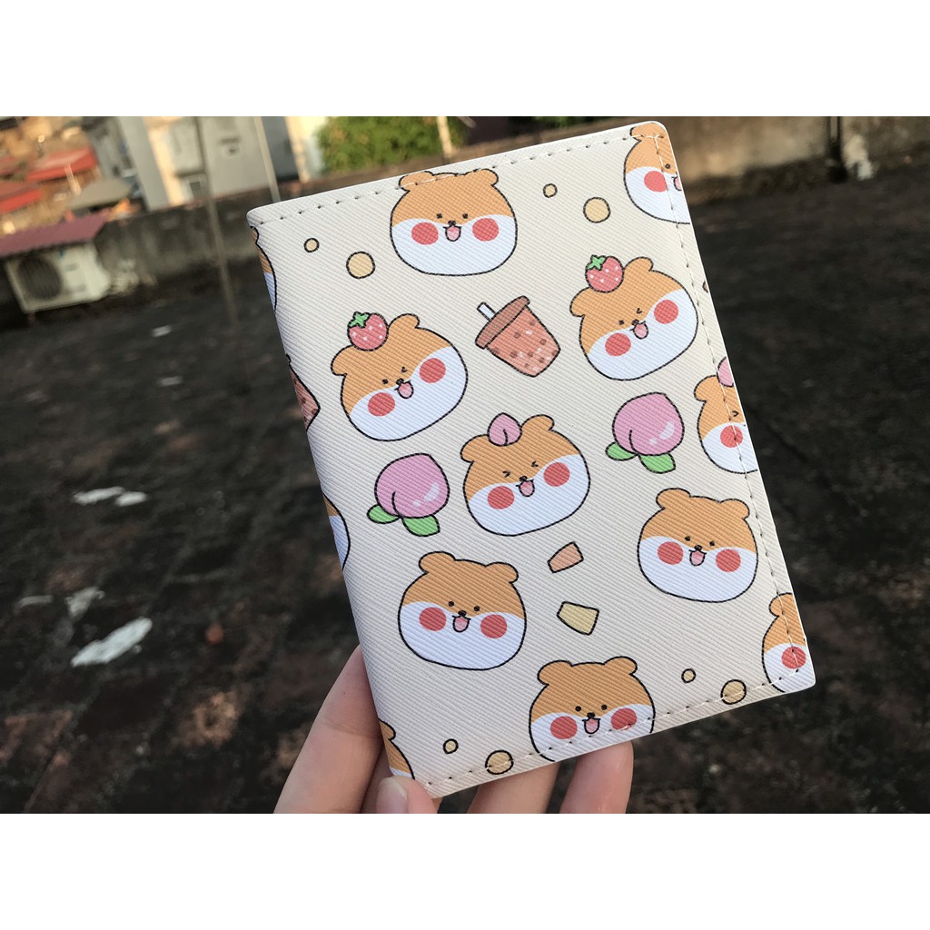 CORGI PASSPORT COVER/ BAO DA BỌC HỘ CHIẾU CÚN CORGI