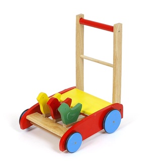 Xe tập đi gỗ 3 con gà cho bé