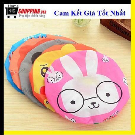 Mũ Nón Chụp Trùm Đầu Chống Nước Ướt Tóc Khi Tắm