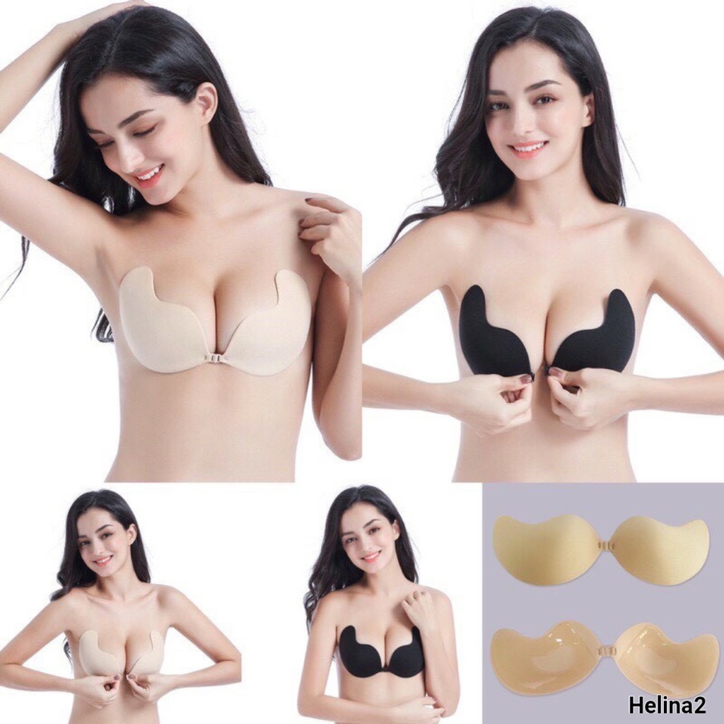 Áo dán ngực silicon cài trước đệm mỏng nâng ngực siêu sexy quyến rũ