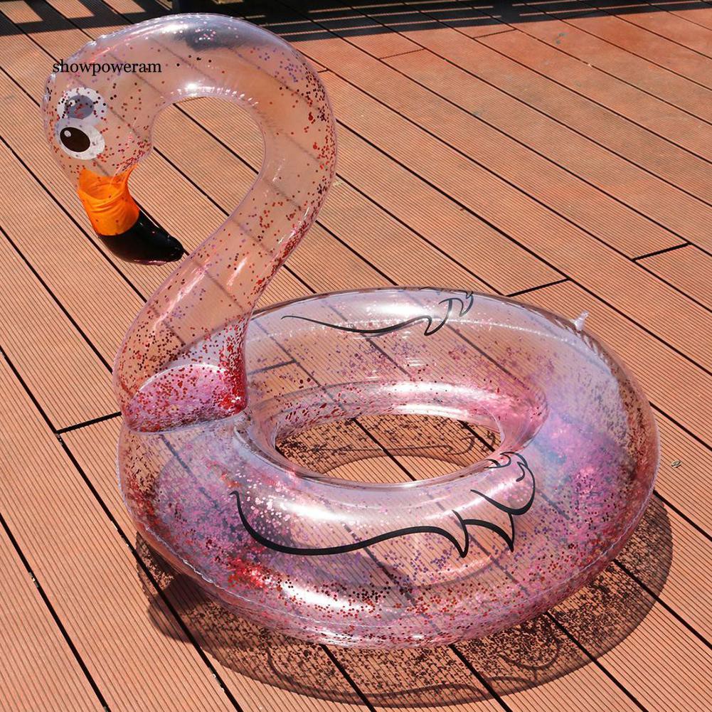 Phao bơi PVC trang trí hình kỳ lân/hồng hạc xinh xắn cho bé