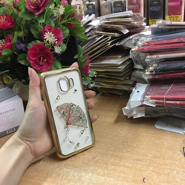 Ốp SAM SUNG J2 Pro Đính Đá
