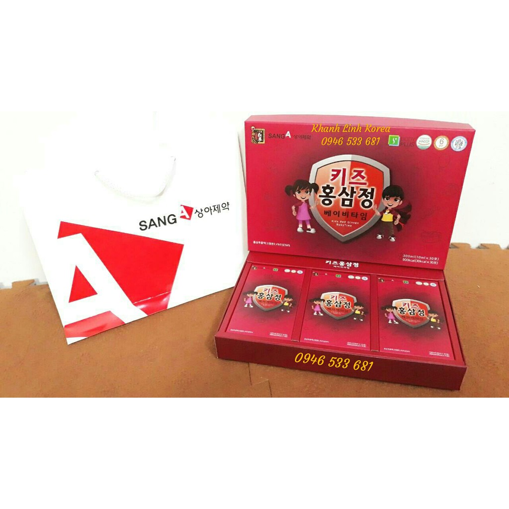 [ Giá Sỉ ] Nước Hồng Sâm Baby SangA Cao Cấp Hàn Quốc, Hộp 30 gói