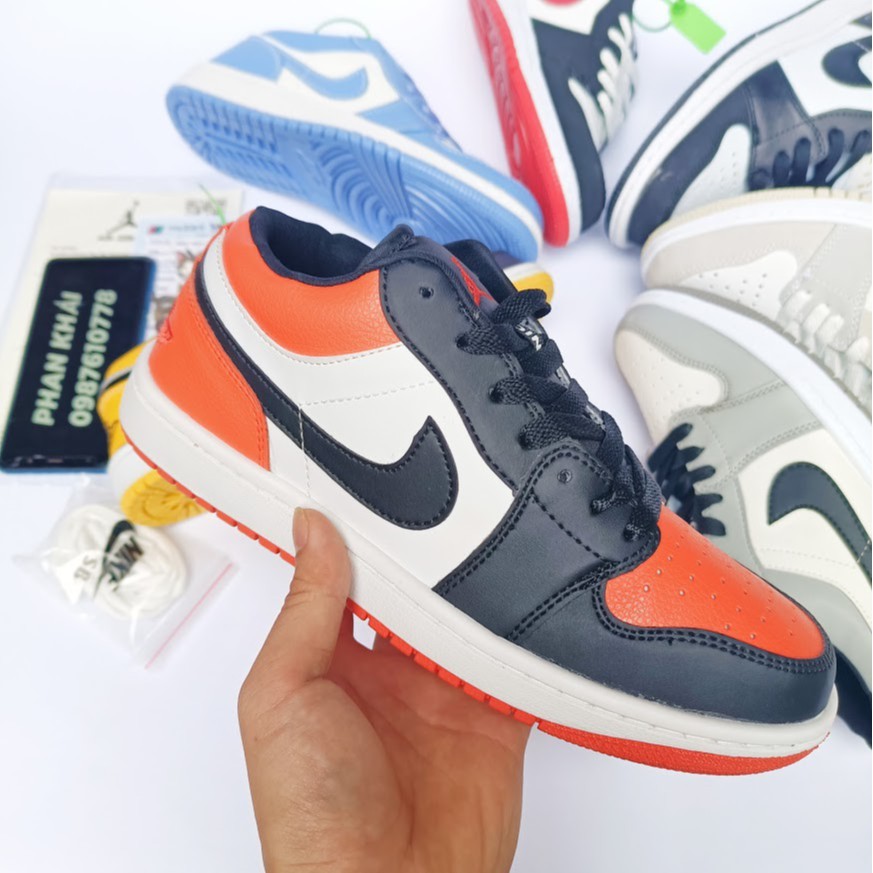 [FREE SHIP] Giày thể thao JD 1 Cổ Thấp, Giày Jd 1 thấp cổ nam nứ các màu đẹp nhất tặng Full Box Bill | BigBuy360 - bigbuy360.vn
