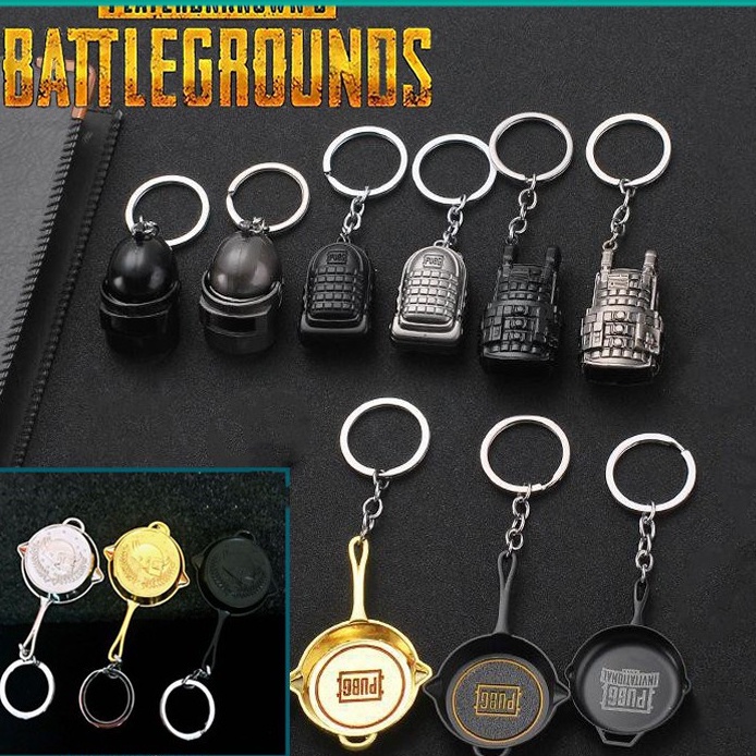 Móc khoá Pubg, chảo nón balo giáp