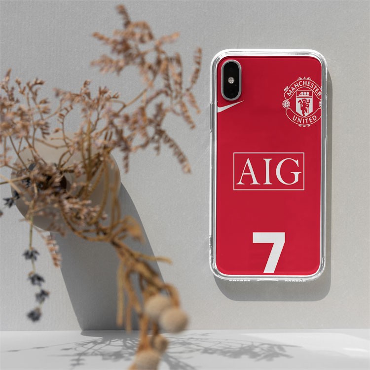 Ốp lưng số 7 huyền thoại CR7  CLB Manchester United cho Iphone 5 6 7 8 Plus 11 12 Pro Max X Xr FOO20210081