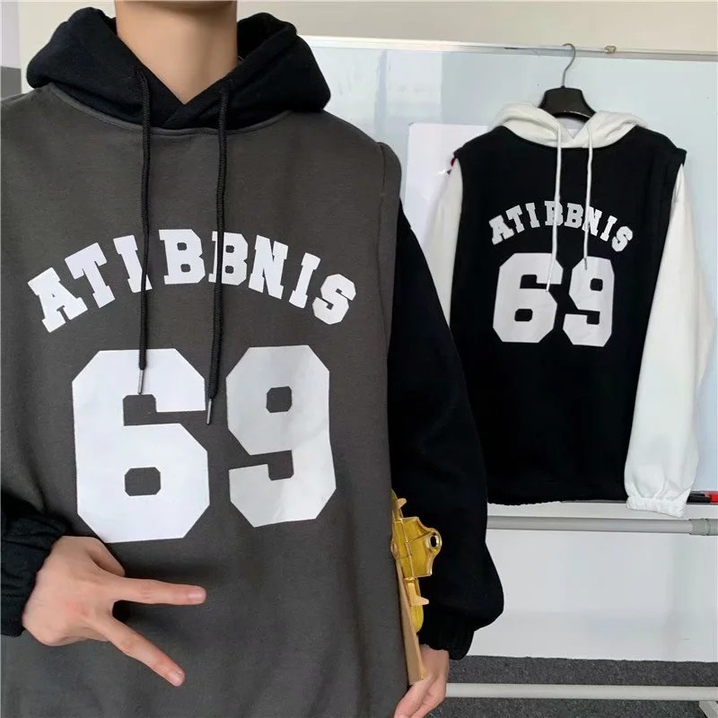 Áo Hoodie Tay Dài Phong Cách Năng Động Trẻ Trung Dành Cho Nam Kích Cỡ Từ M Đến 2XL