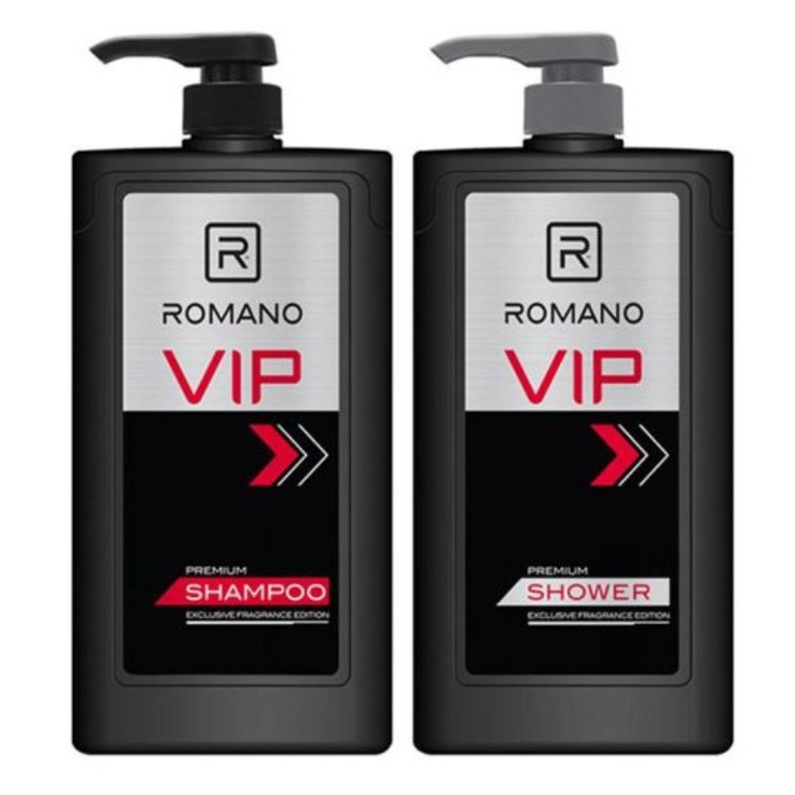 (Hà Nội) Dầu Gội và Sữa Tắm Romano VIP 650g 650ml