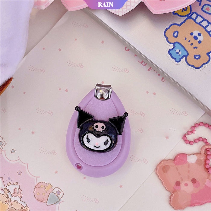 SANRIO Dụng Cụ Cắt Móng Tay Hình Cinnamoroll Melody Kuromi Pom Purin Nhiều Màu Sắc Dành Cho Trẻ Em