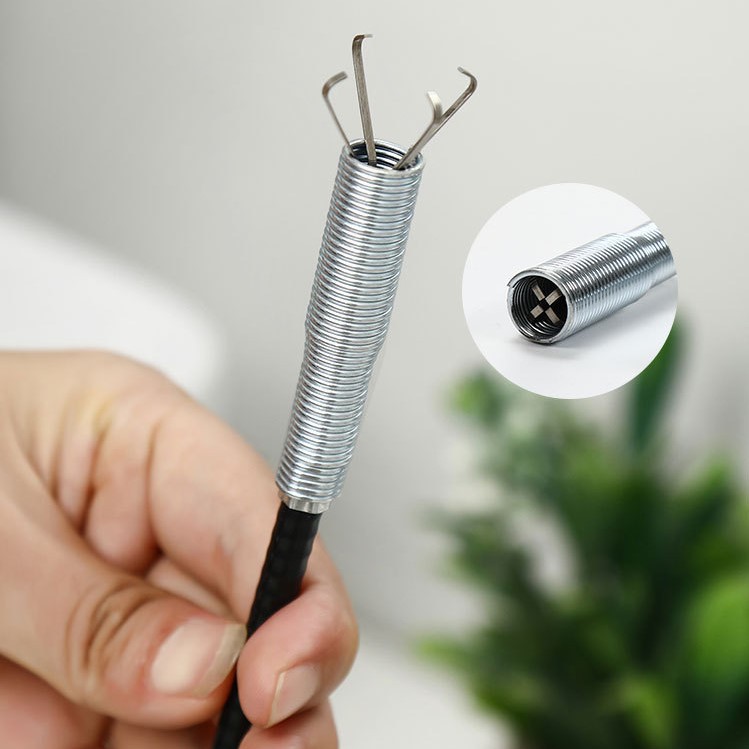 Dụng Cụ Thông Cống Gắp Rác Lò Xo 90cm Thông Tắc Đường Ống, Cống, Bồn Rửa Tiện Lợi