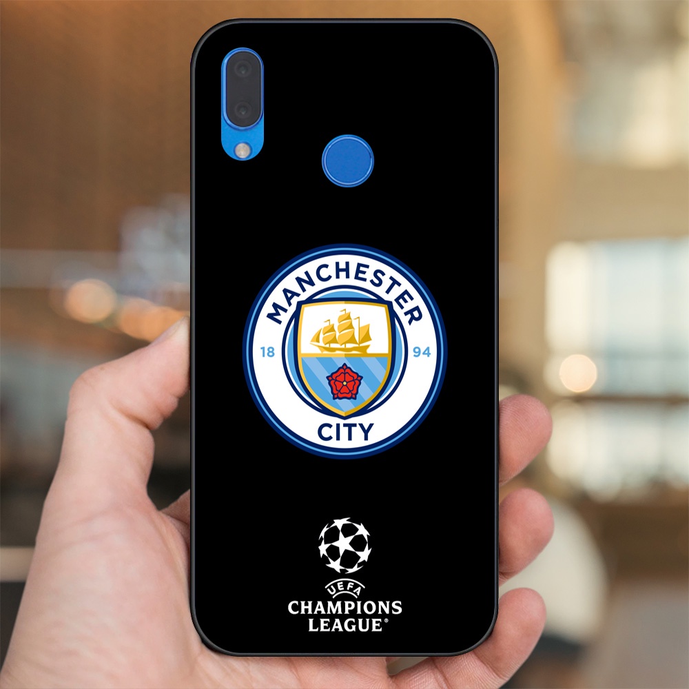 Ốp lưng Huawei Nova 3, Nova 3i, Nova 3e, P20 Lite viền đen in hình Manchester City MC