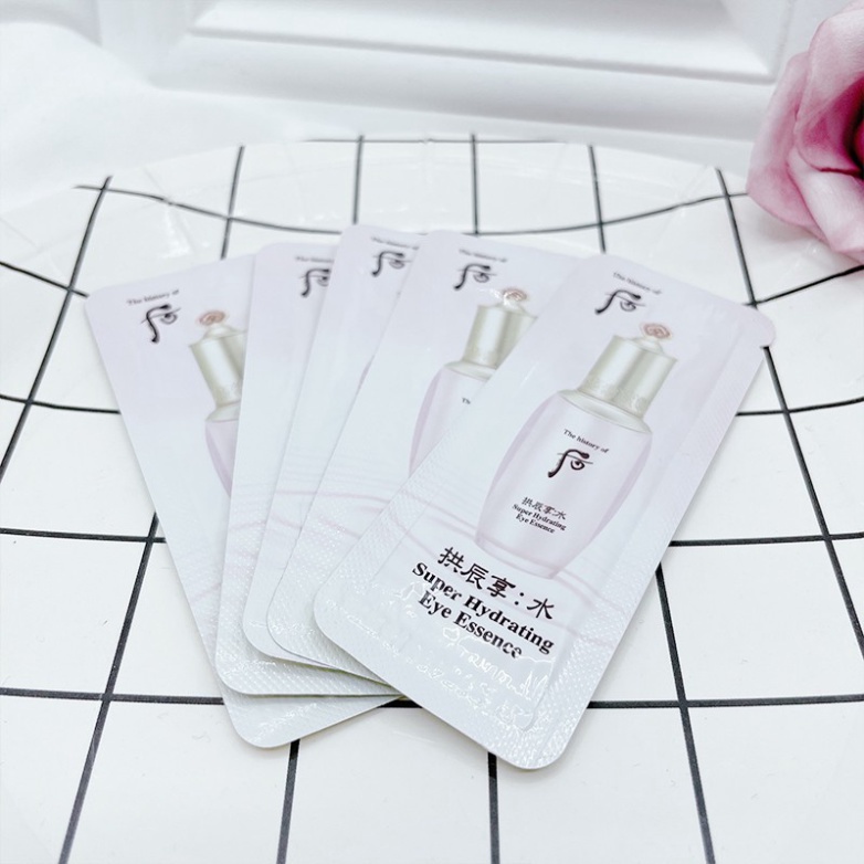 Gói sample tinh chất dưỡng mắt Whoo Hồng - Super Hydrating Eye Essence giúp trẻ hóa toàn diện vùng da mắt (1ml)