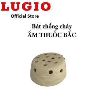 Phụ kiện Bát gốm lỗ chống cháy thuốc bắc, dây nguồn phụ kiện ấm sắc thuốc bắc Lugio