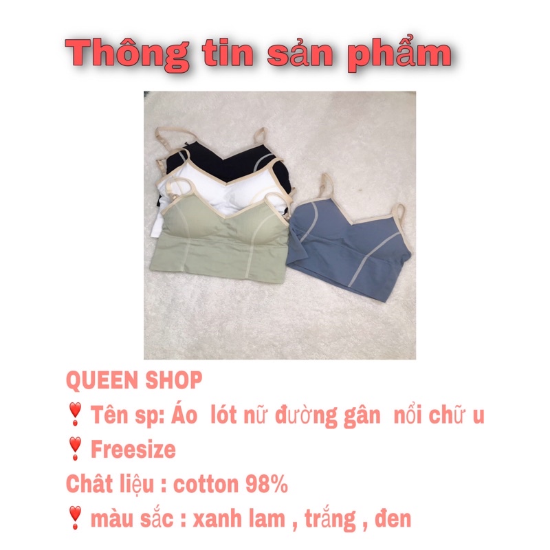 Áo bra nữ,áo ngực hở lưng không gọng nâng ngực chữ U gợi cảm chất cotton co giãn | BigBuy360 - bigbuy360.vn