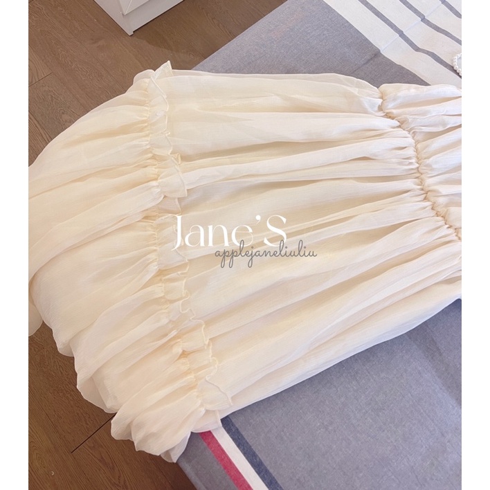 Jane Đầm babydoll midi đi biển mùa hè xòe nhẹ xinh ẢNH THẬT CUỐI | C409