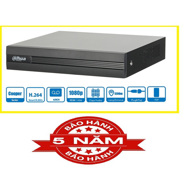 Đầu ghi hình Anlalog 4 - 8 kênh Dahua XVR 1B04-I XVR 1B08-I - Chính Hãng Dahua DSS BH 5 NĂM