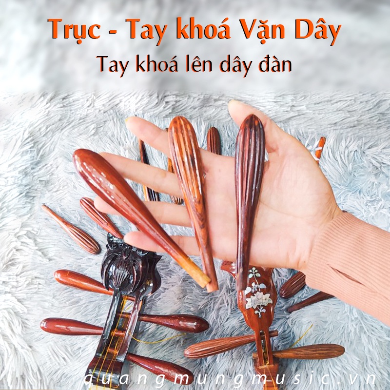 Tay Khoá Lên Dây Đàn - Trục Vặn Sỏ Dây Đàn Tỳ Bà, Đàn Nguyệt