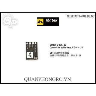 Mạch Matek Micro UBEC 1.5A 5V/12V