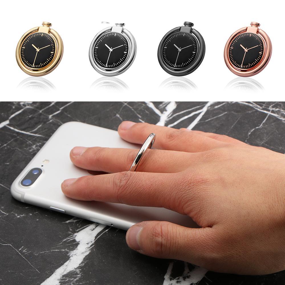 Giá Đỡ Điện Thoại Kim Loại Hình Đồng Hồ