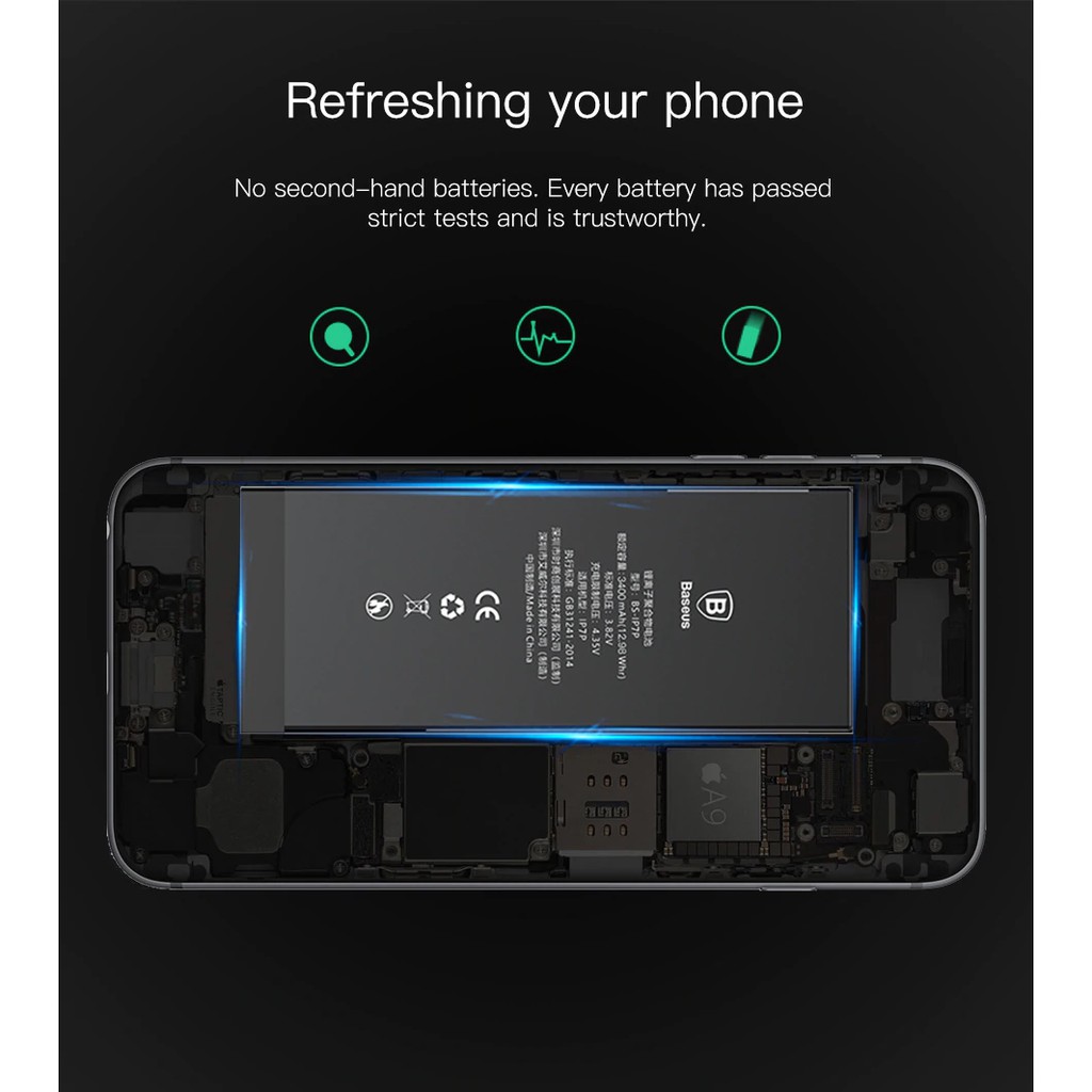 Pin điện thoại Baseus dành cho iPhone 8/8 Plus