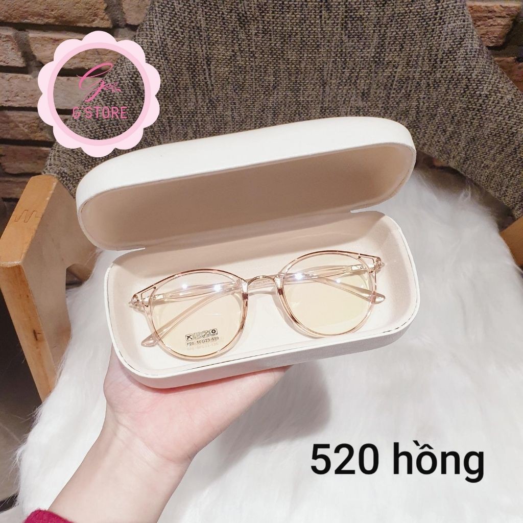 Gọng Cận Mắt Tròn Nhựa Dẻo Dễ Thương 520 Gstore