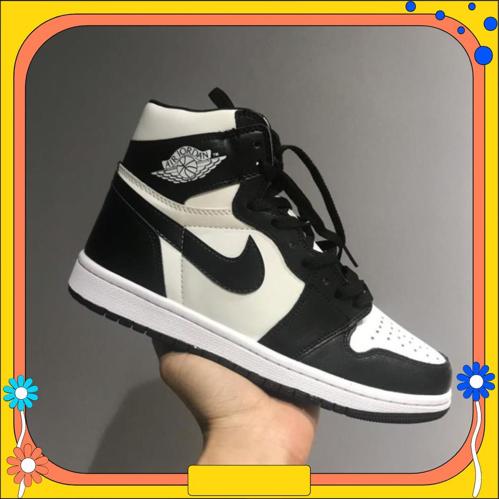 Giày❤️ Full box + bill.hộp ❤️ +❤️ Freeship ❤️ Giày 𝐉𝐨𝐫𝐝𝐚𝐧 đen trắng cổ cao nam nữ đủ size full box bill