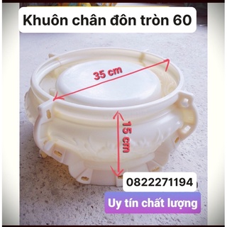 Khuôn đúc chân đôn tròn 60