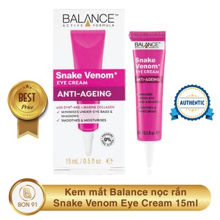 Kem mắt Balance nọc rắn Snake Venom Eye Cream 15ml
