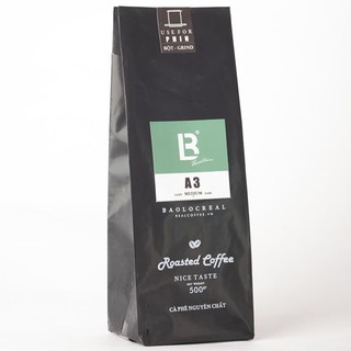 Cà phê hạt bảo lộc real a3 70% robusta, 30% arabica coffee