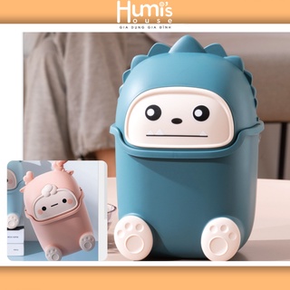 Thùng rác để bàn size mini phong cách dễ thương