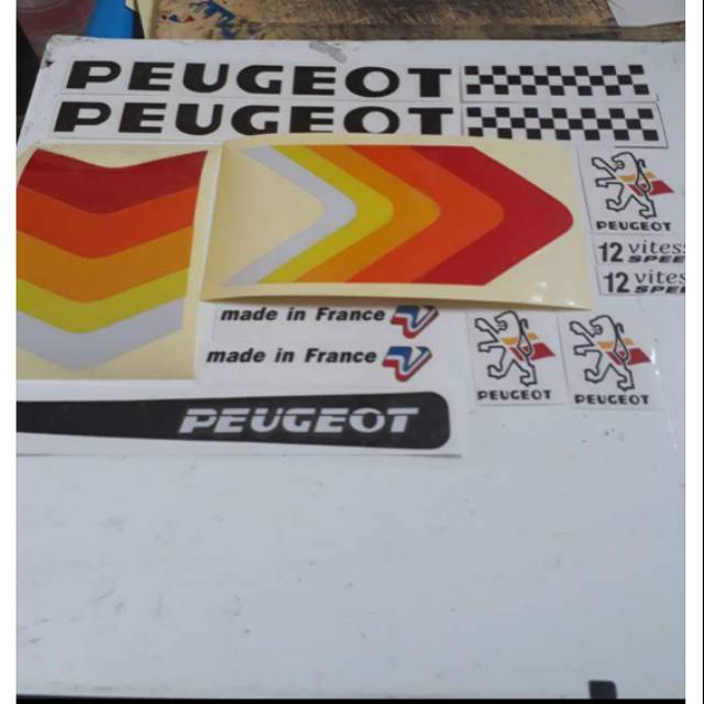 Sticker Dán Trang Trí Xe Hơi Peugeot